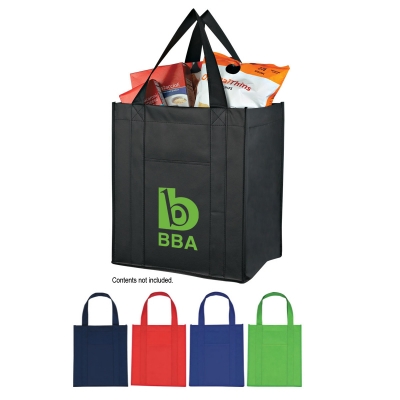 laminated shopping tote